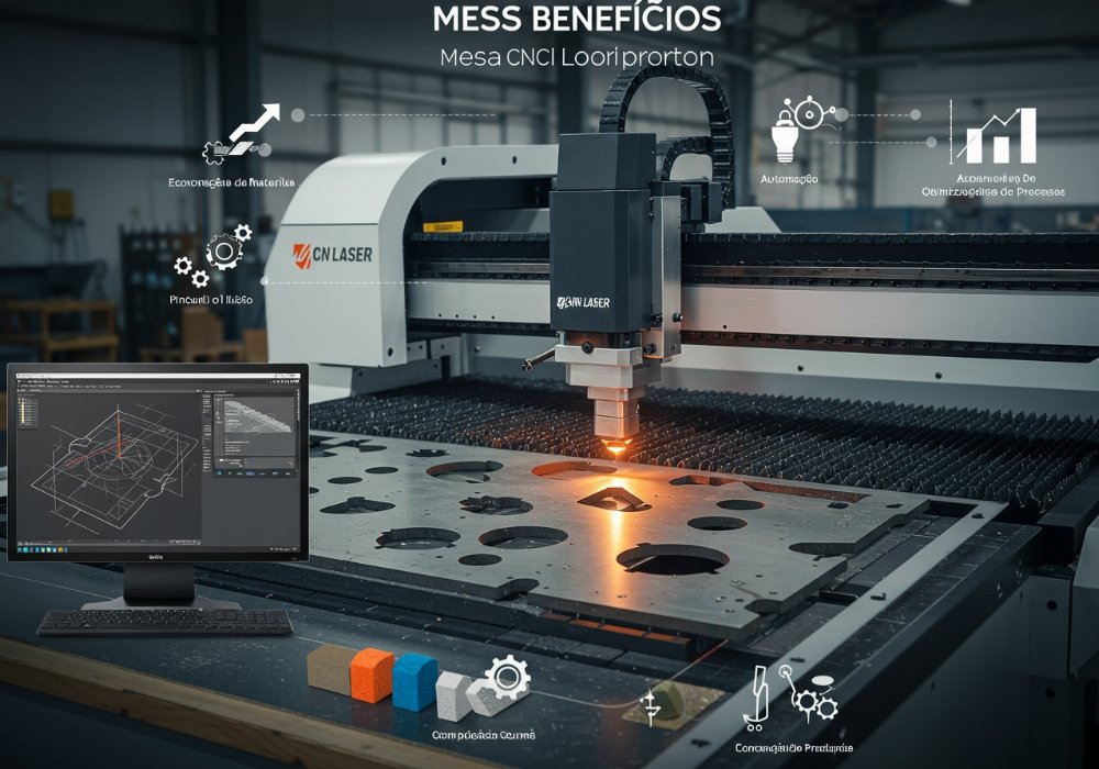 5 Benefícios da mesa CNC Laser